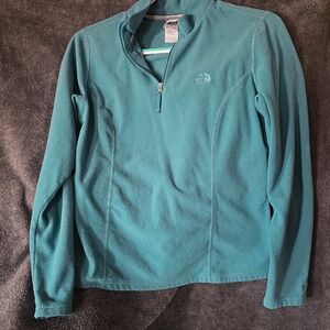 The North Face Teal Fleece Jacket